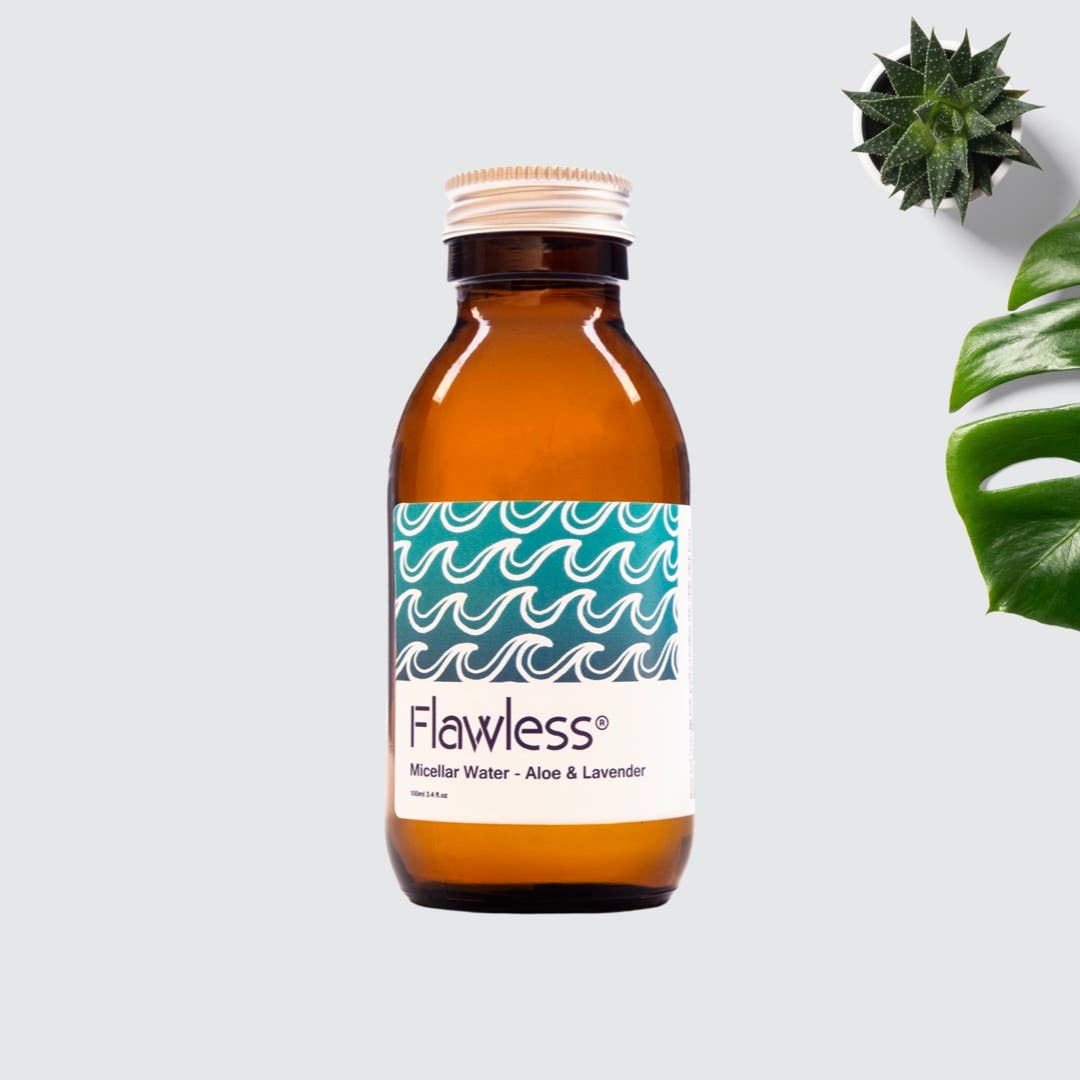 Flawless - Wholesale Facial Cleanser - Micellar Water Facial Cleanser - Aloe and Lavender8