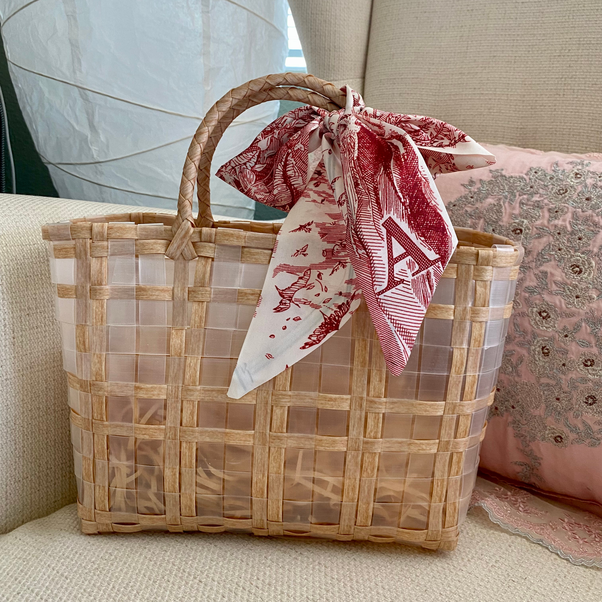 DrifWoo – Großhandel Tragetasche – Damen – Leerer sommerlicher Einkaufskorb aus handgeflochtenem Material6