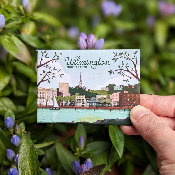 Wilmington, NC souvenir magnet for wholesale by Papermill Creative