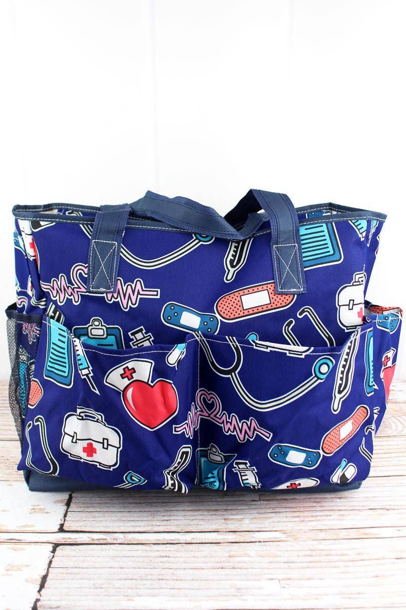 Wholesale Accessory Market - Wholesale Tote Bag - Women's - NGIL Nurse Love Large Organizer Tote1