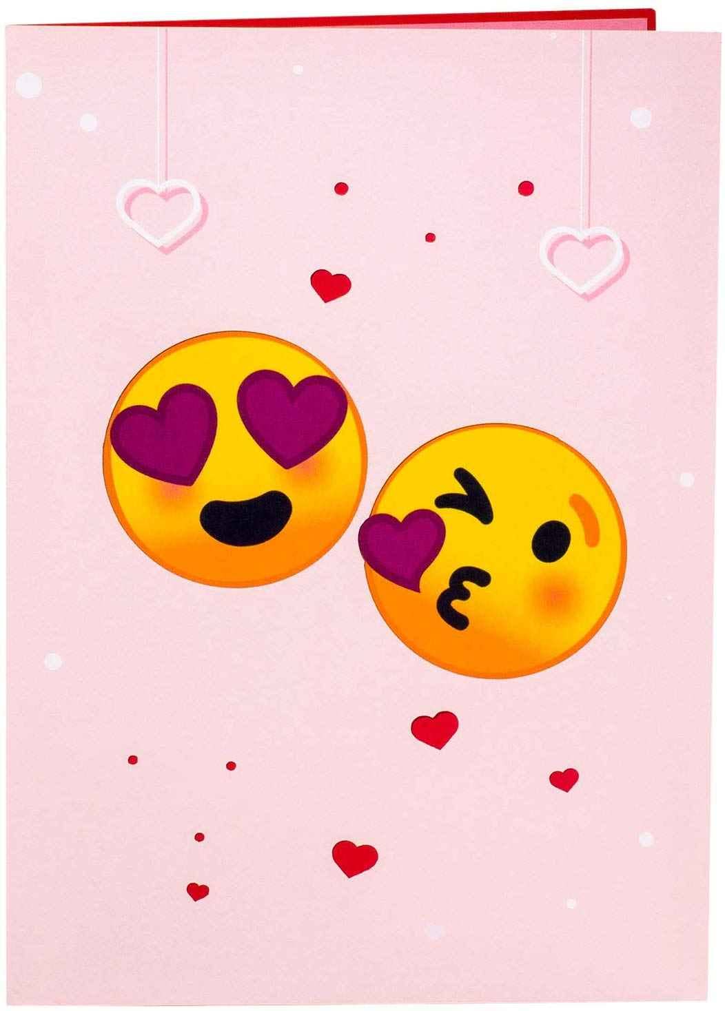 Paper Love - Wholesale Everyday Greeting Card - Emoji Love Pop Up Card1