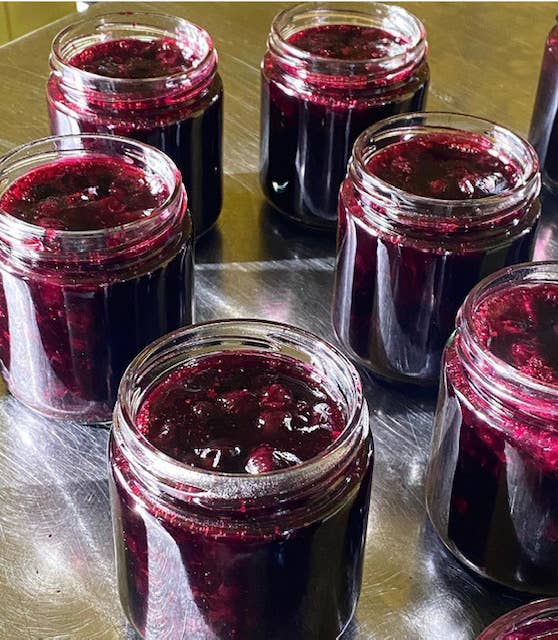 Le Meadows Pantry - Wholesale Jam/Jelly - Le Meadow's Pantry Blueberry and Honey Jam3