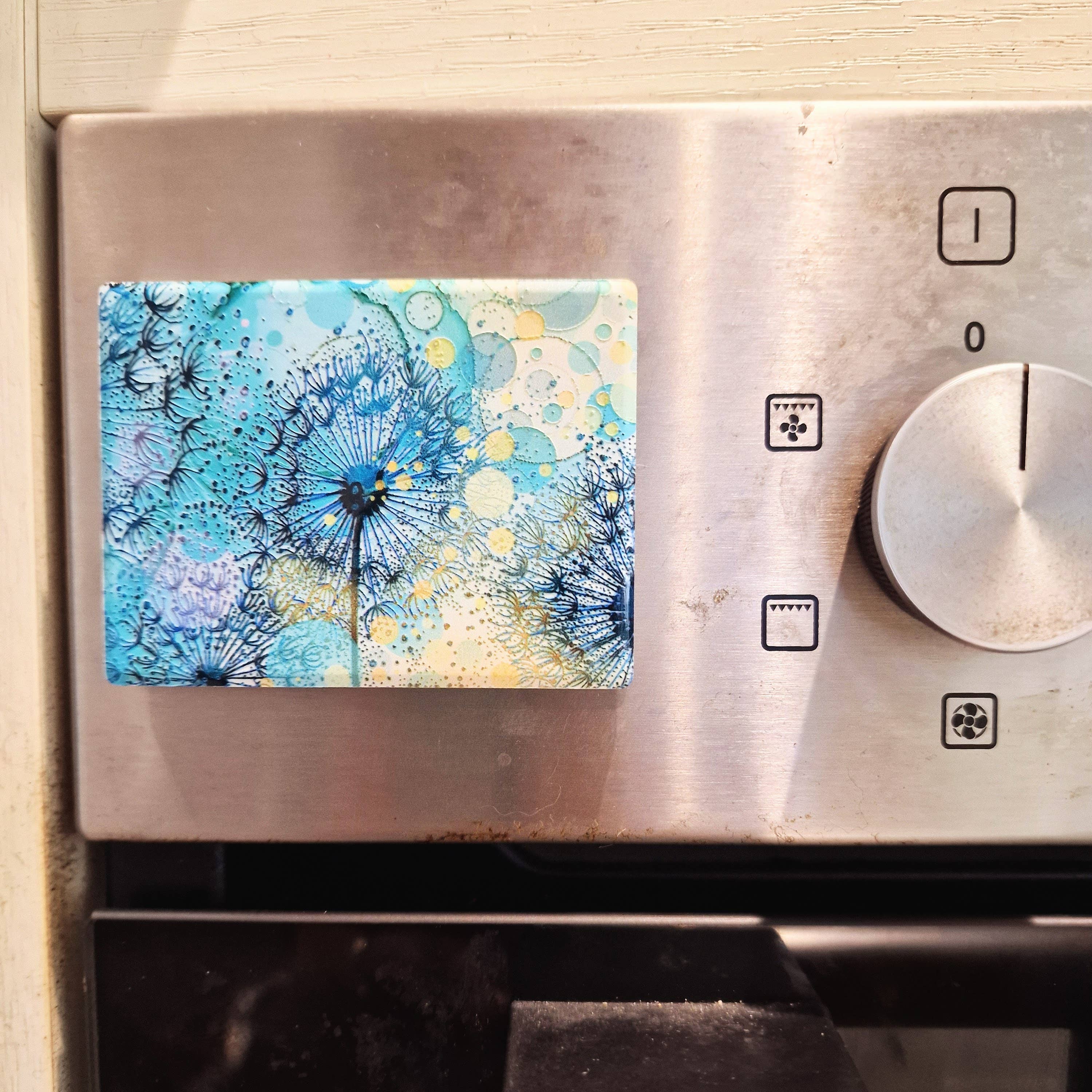 By Jo Crafts – wholesale Magnet – 76-MG Turquoise Dandelion Magnet 7