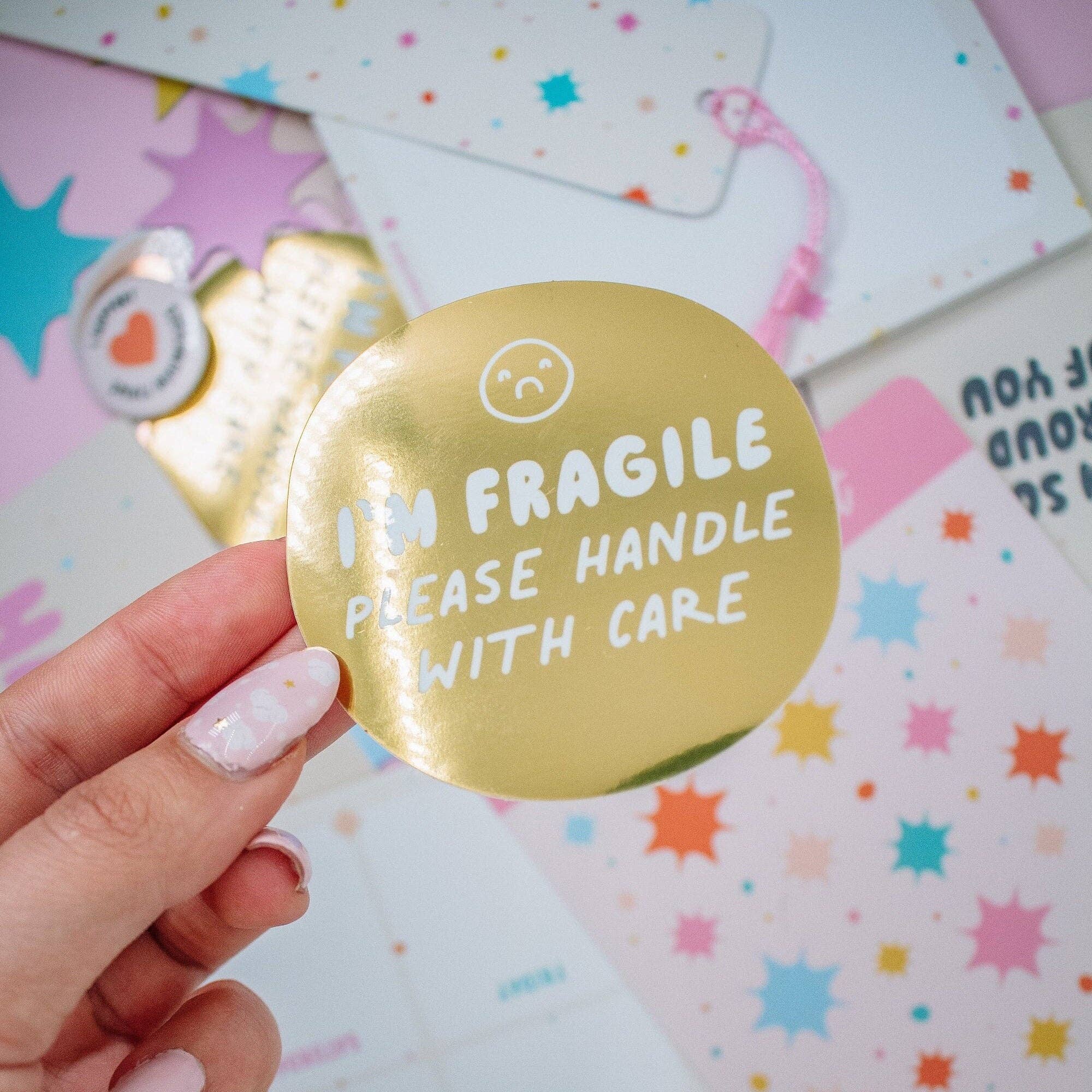 Jollie Ollie Designs - Wholesale Sticker - I'm Fragile Sticker