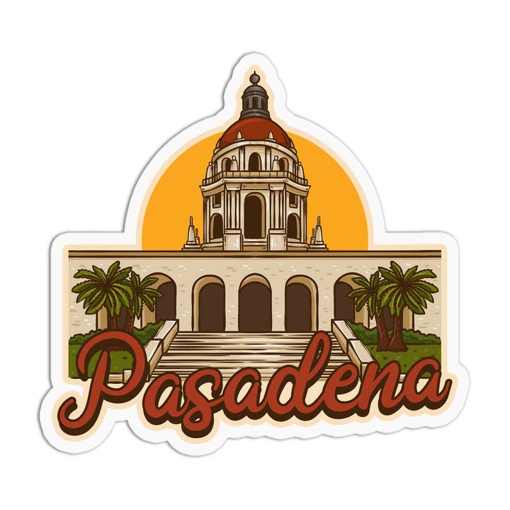 California Sticker Pasadena Vinyl waterproof Stickers por atacado de Girls Printing House