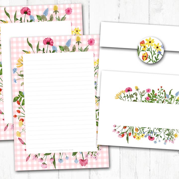 Grace Correspondence Set for wholesale by Dearest Nicky / Mouse & Wren