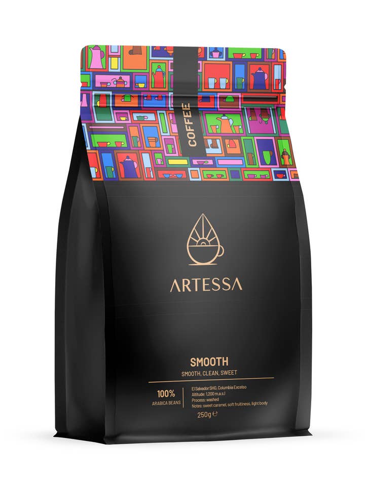 Café Arabica Mélange Doux 1kg pour la vente par Artessa