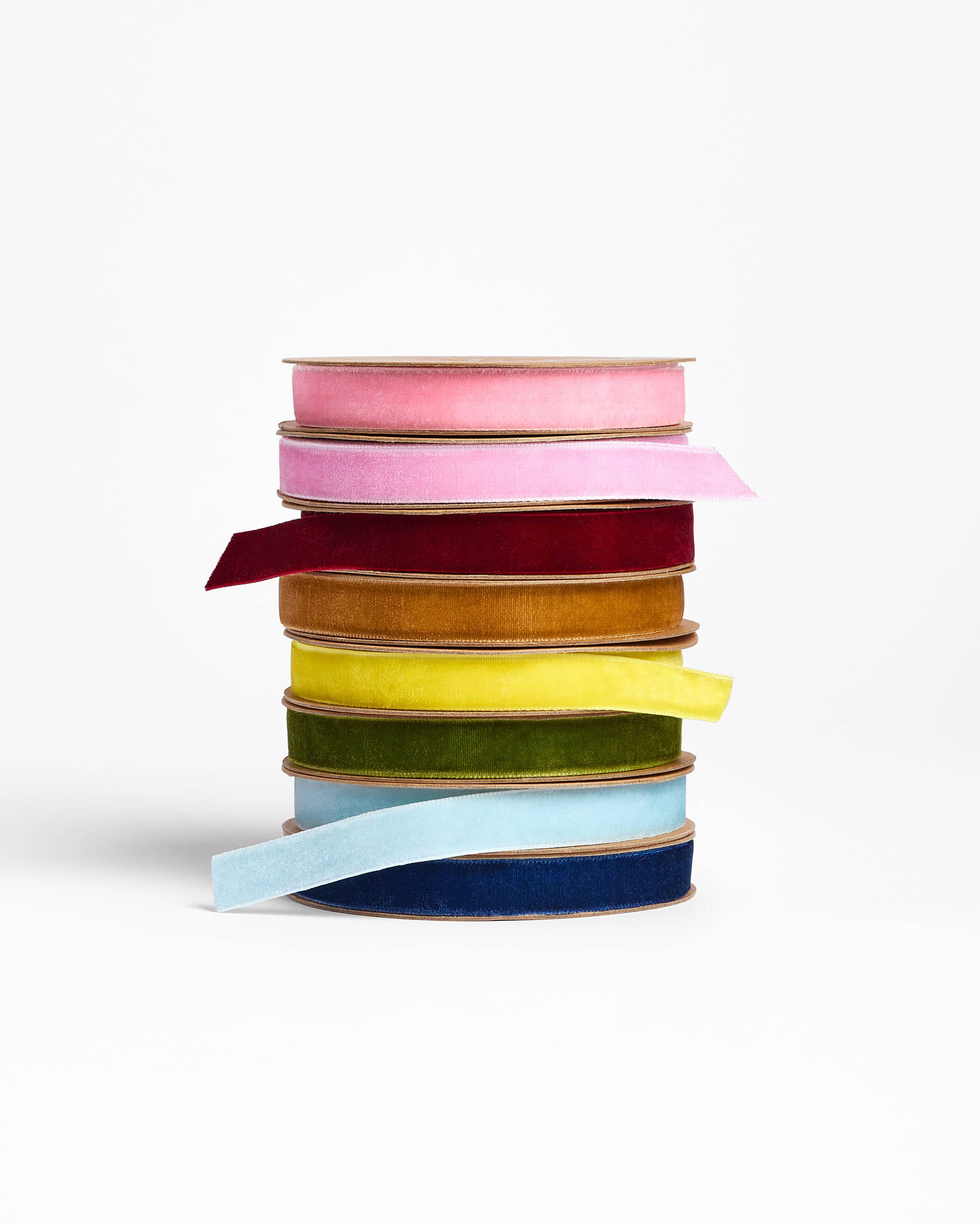 Abigail Jayne Design - Wholesale Ribbon – Gift wrapping - Velvet Ribbon - Navy Blue2