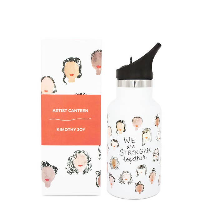 Artist Canteen x Kimothy Joy Stronger Kids Canteen 12oz voor wholesale door Kimothy Joy
