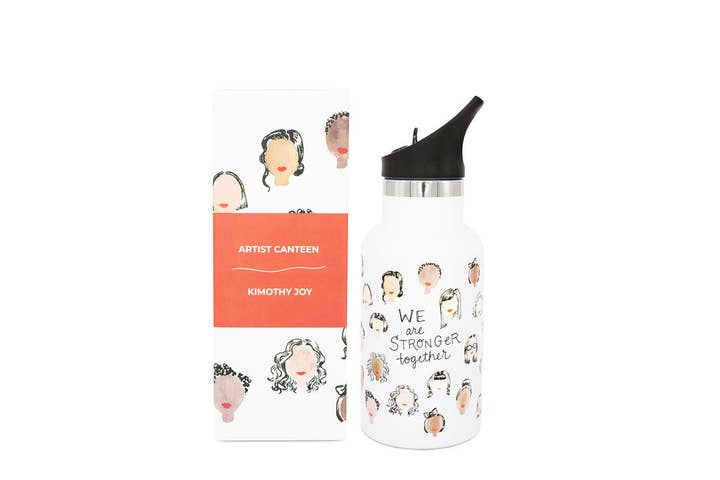 Artist Canteen x Kimothy Joy Stronger Kids Canteen 12oz for wholesale by Kimothy Joy