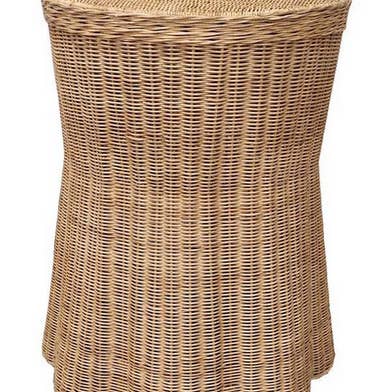 The Enchanted Home – wholesale Side table – Scalloped Wicker End Table0