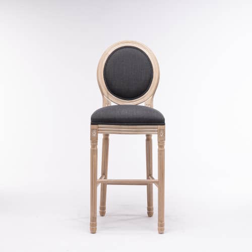 VTNG50 - Wholesale Stool - French Country Wooden Upholstered Barstools , Set of 213