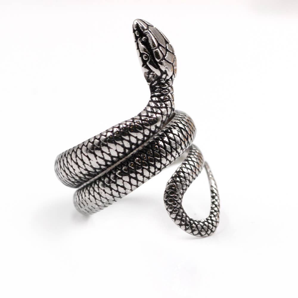 Awaken - Wholesale Cocktail/Statement Ring - Vintage Snake Ring-A-4565