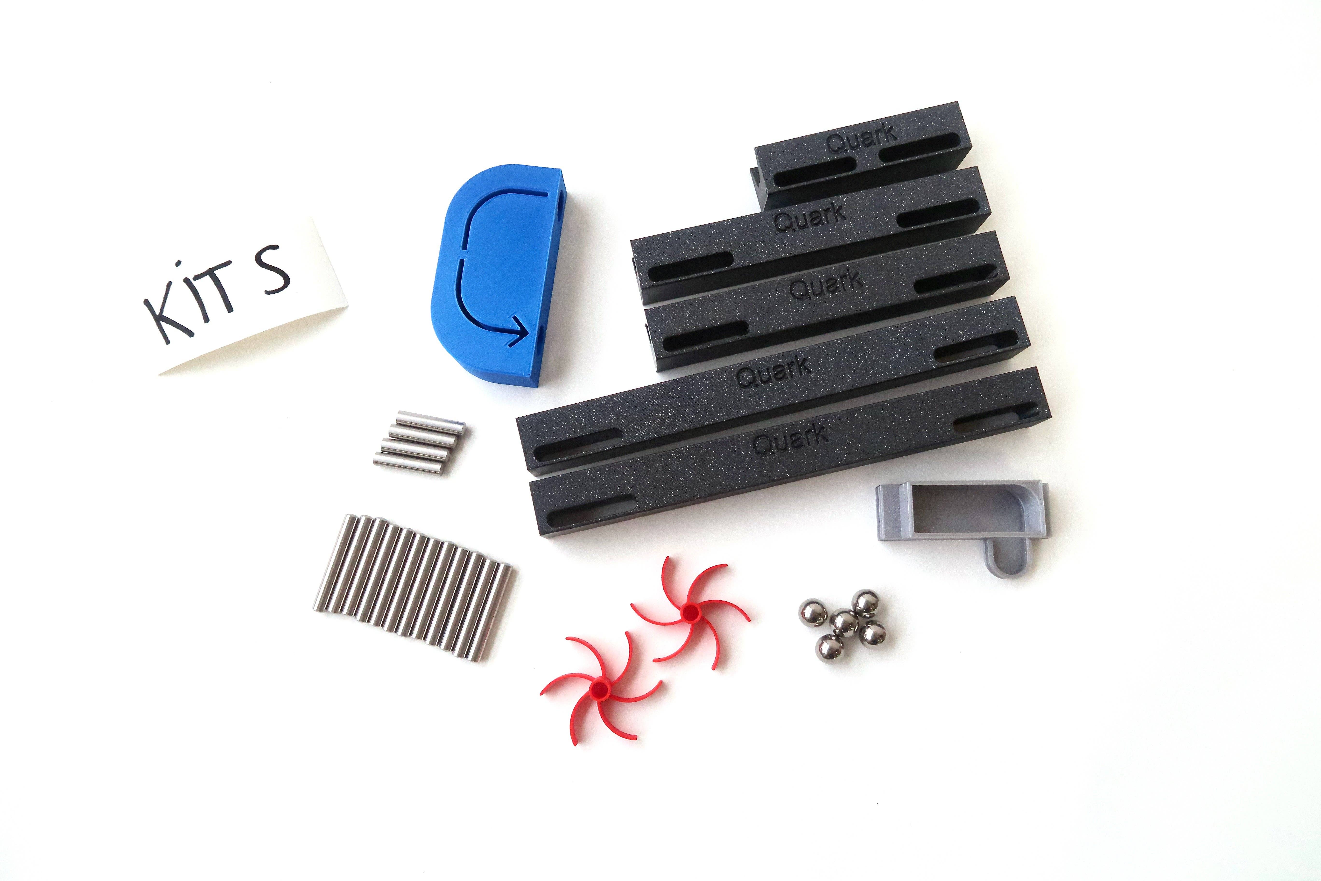 Galaxy Black Quark Marble Run - the creative Marble Run for wholesale on Faire3