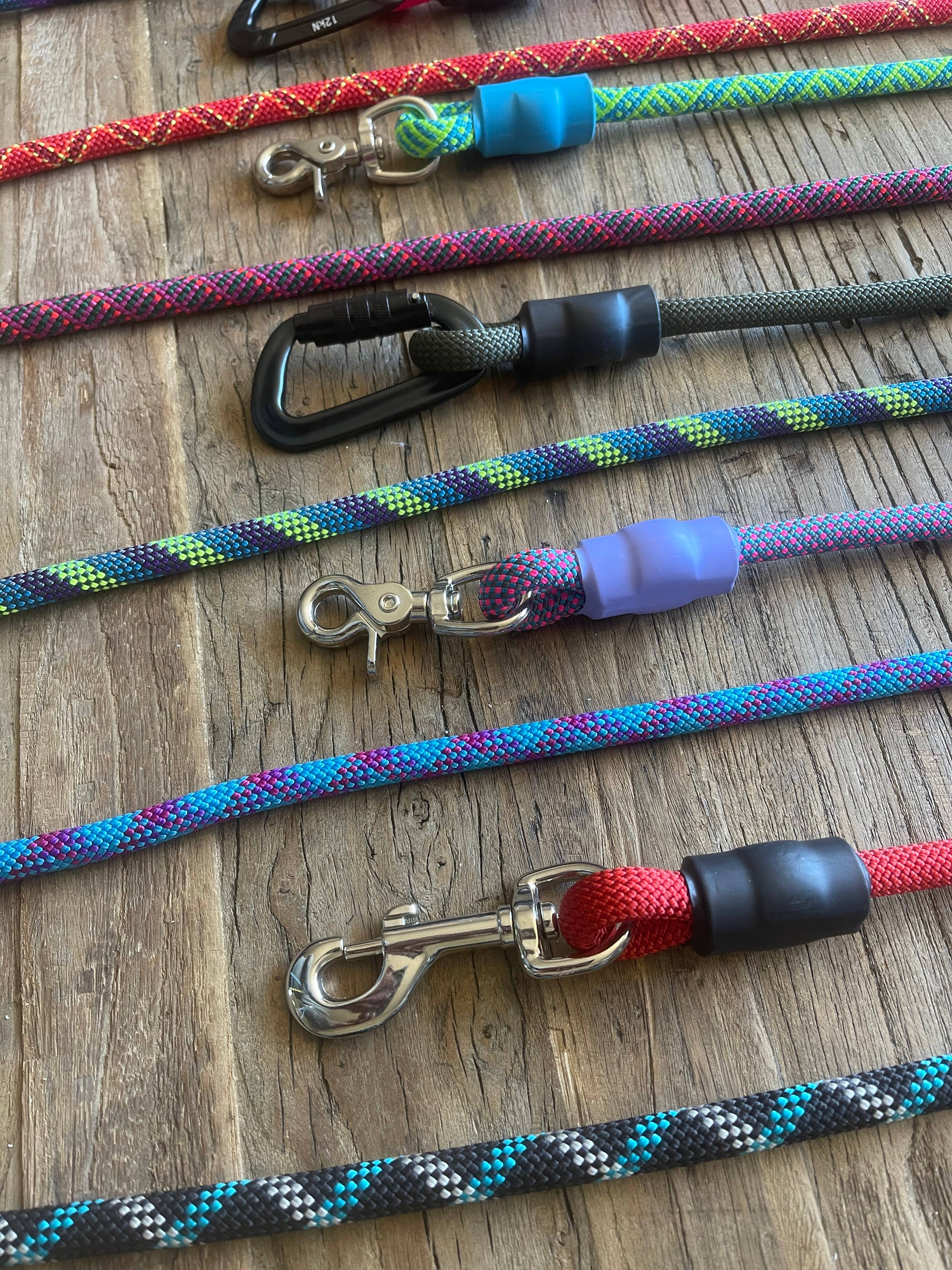 Upcycled Adventure - Wholesale Pet Leash - Dog - Assorted Recycled Professional Climbing Rope Dog Leashes5