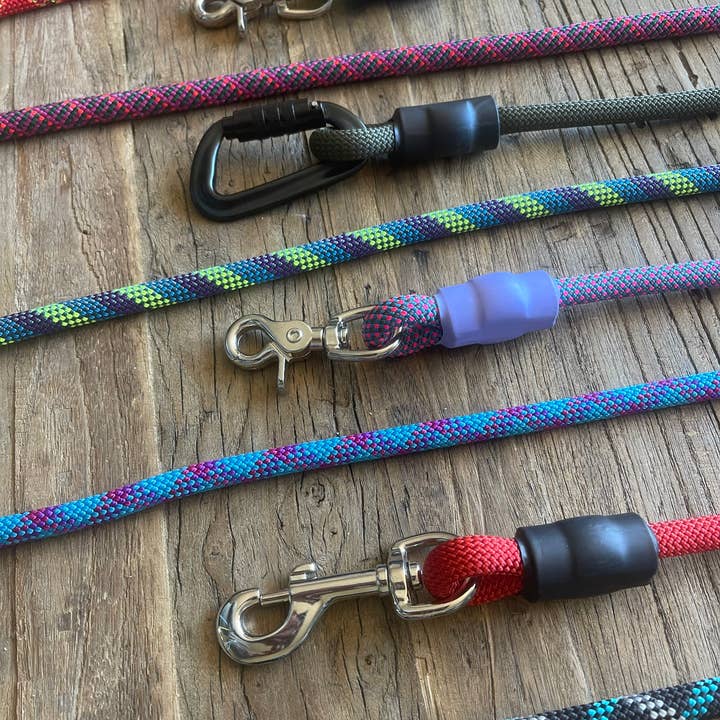 Upcycled Adventure - Wholesale Pet Leash - Dog - Assorted Recycled Professional Climbing Rope Dog Leashes5