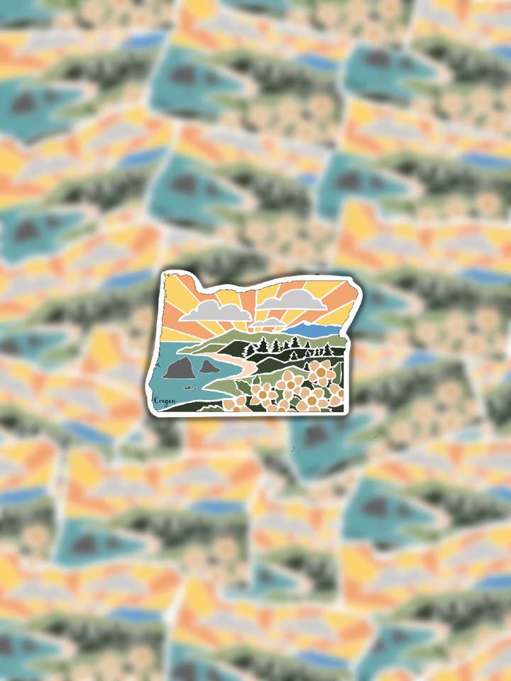 Pegatina Oregon State para venta al por mayor de CreationsByMaddied