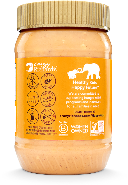 Crazy Richard's - Vente Beurres de noix - Beurre de cacahuète naturel croquant2