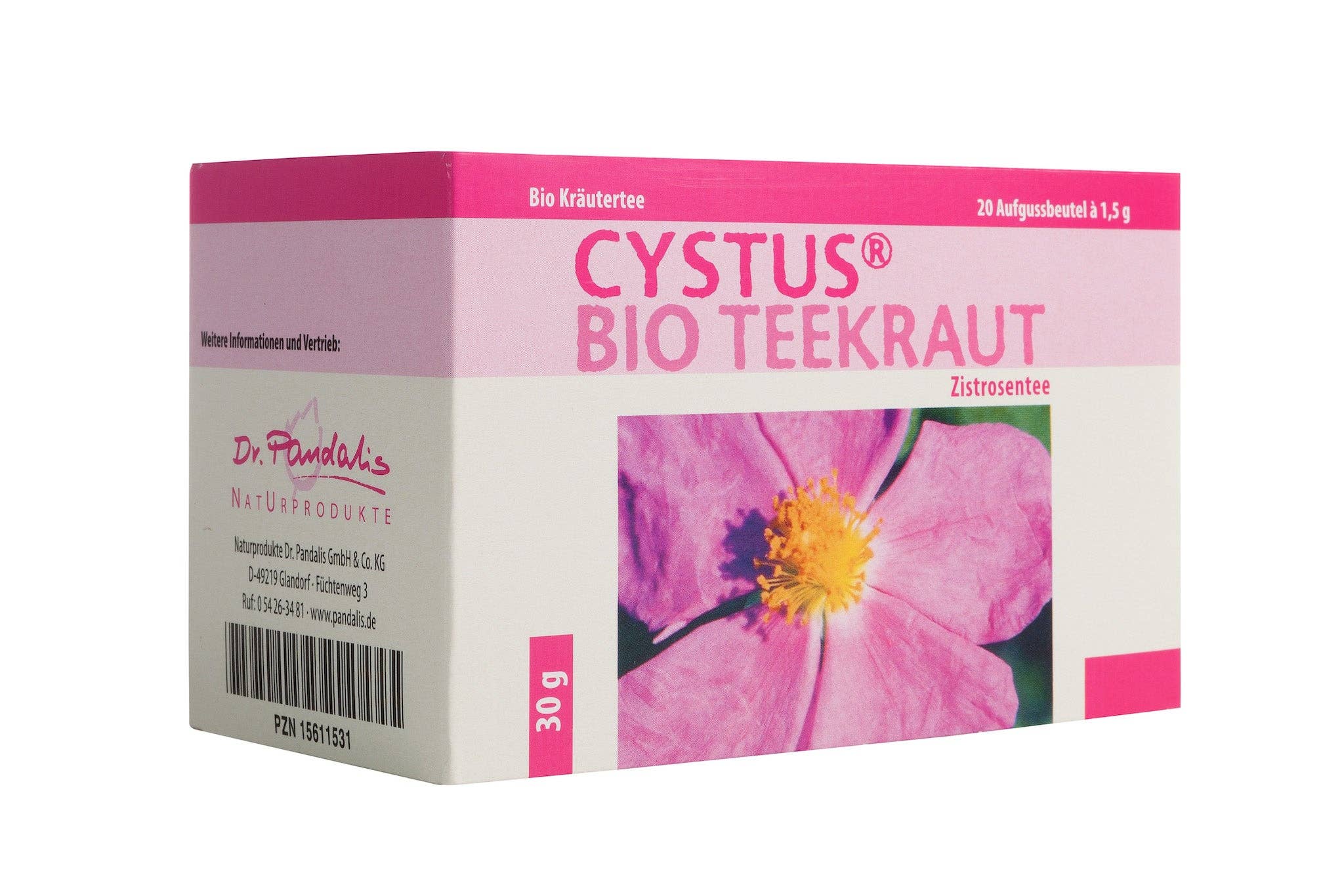 Dr. Pandalis - Wholesale Health/Detox Tea - CYSTUS® BIO TEA HERB - Tea Bags0