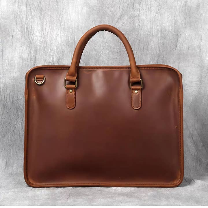 Steel Horse Leather – Großhandel Aktentasche – Unisex – Die Hemming Laptoptasche aus Leder | Aktentasche aus Vintage-Leder