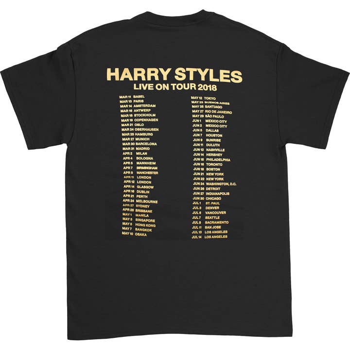 Rockabilia - Wholesale T-Shirt (Graphic) - Unisex - Harry Styles Live On Tour 2018 T-shirt1