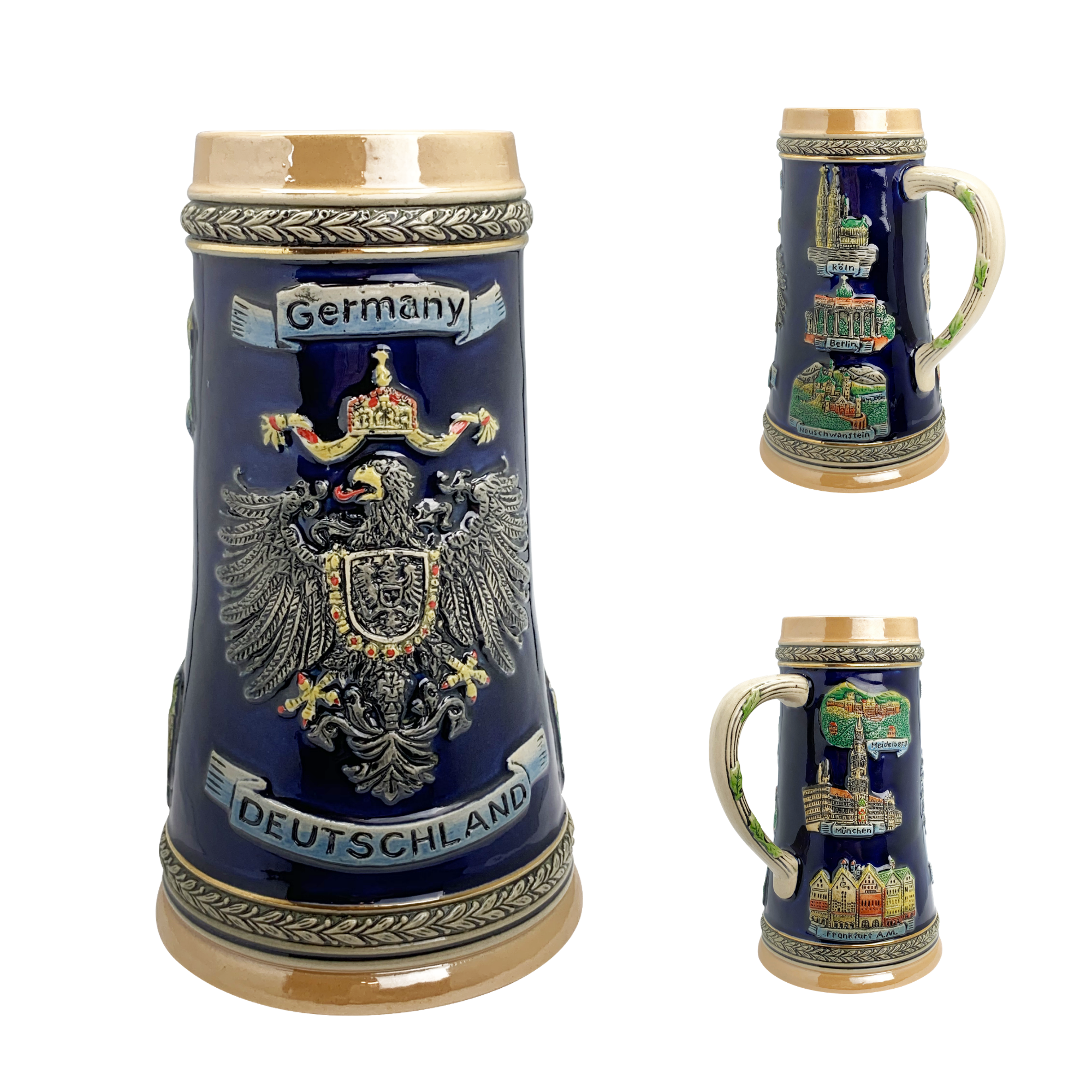 European Heritage Gifts - Wholesale Beer Glass/Mug - Deutschland Germany Eagle Deluxe Ceramic Beer Stein2