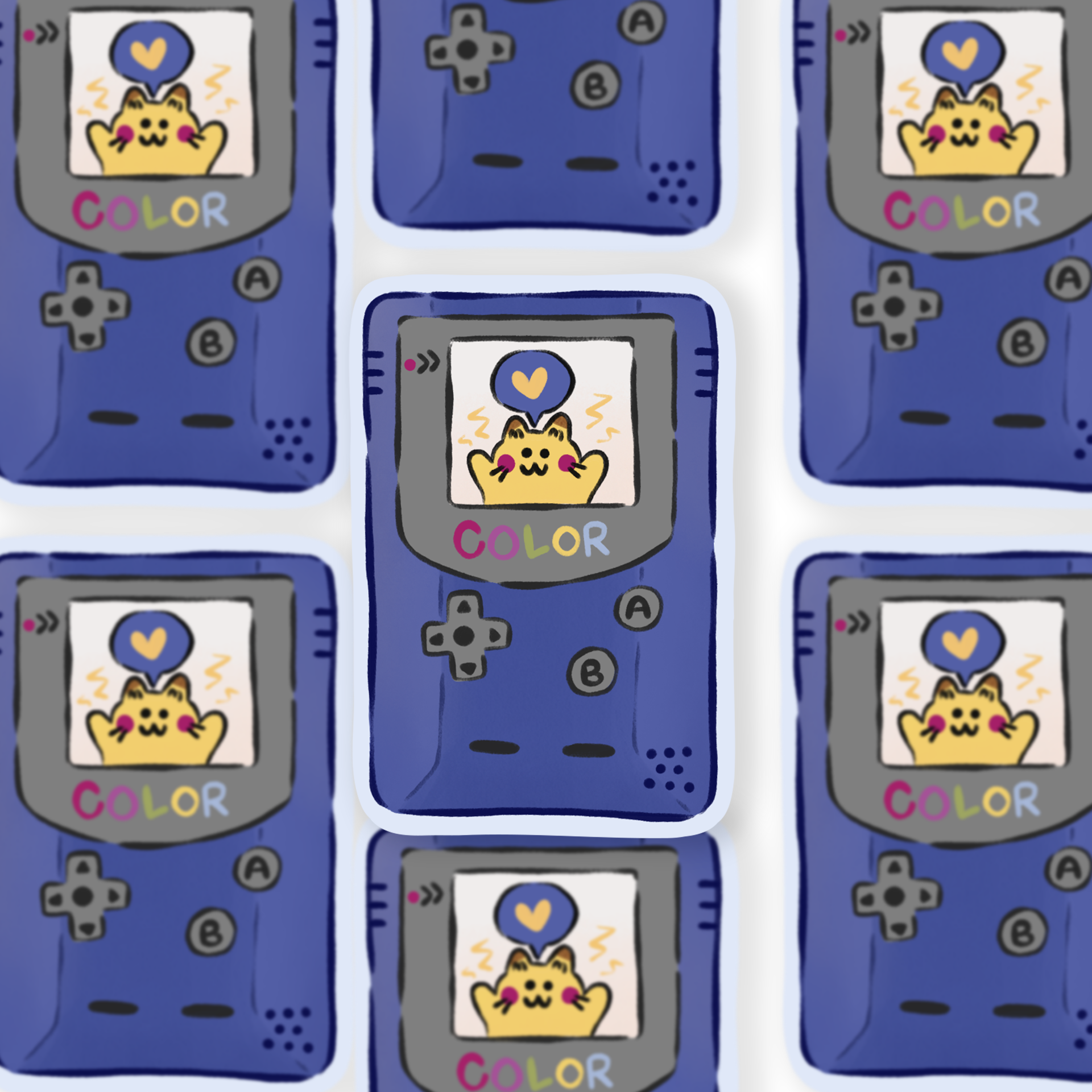 The Stray Shop - Wholesale Sticker - Catboy Color Sticker2