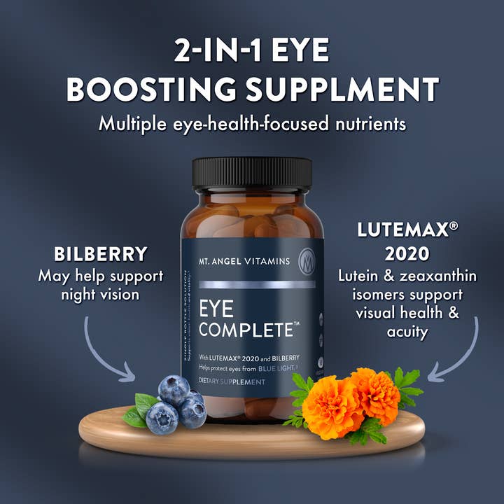 Mt. Angel Vitamins - Wholesale Oral Supplement/Vitamin - Mt. Angel Vitamins' Eye Complete - 60 Capsules