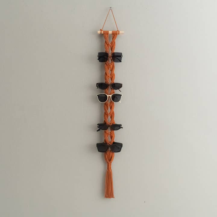 HeartCrafted - Wholesale Sunglasses/Glasses Strap - Unisex - Macrame Sunglasses Holder Wall Hanging I9612