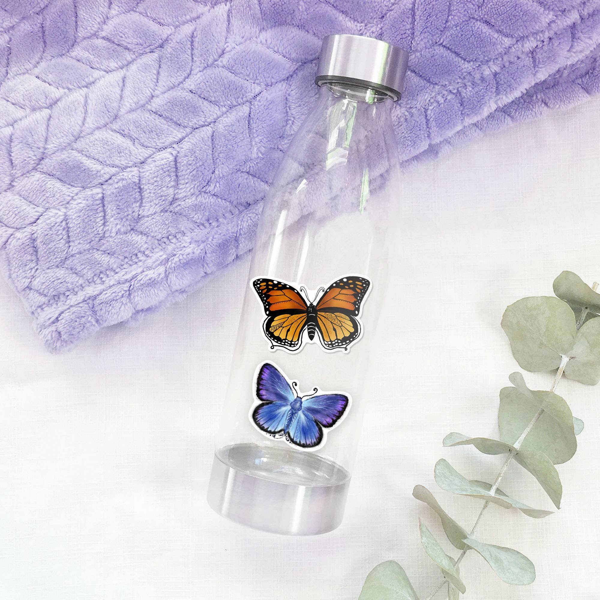 Katekreates – Engroshandel Klistermærke – Karner Blå Butterfly Sticker, Natur Sticker, State Insekt3