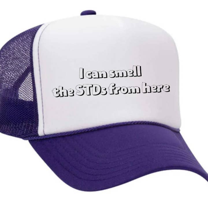 Jag kan lukta könssjukdomar härifrån Trucker Hat för wholesale av Inappropriate Trucker Hats
