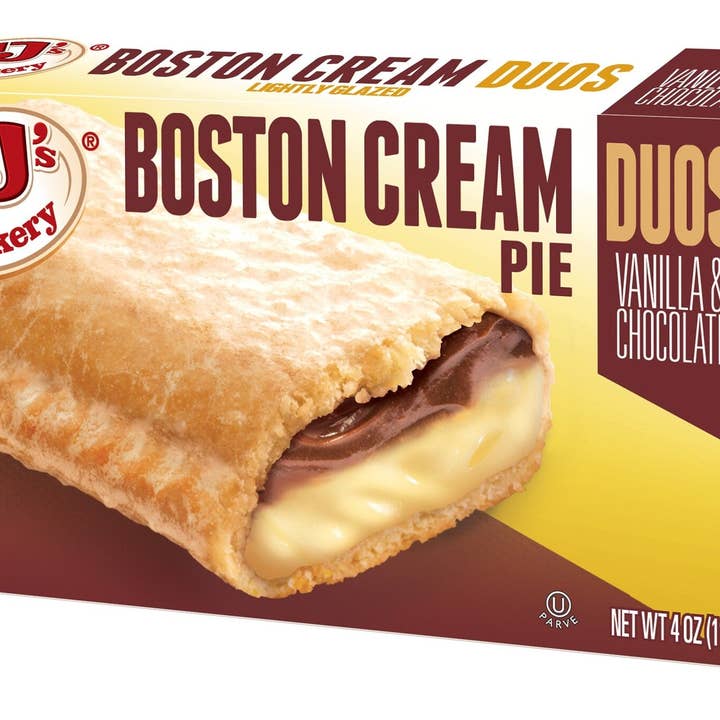 Shop The King - Wholesale Pie - JJ's Bakery Lightly Glazed Snack Pies 4oz (Boston Cream)
