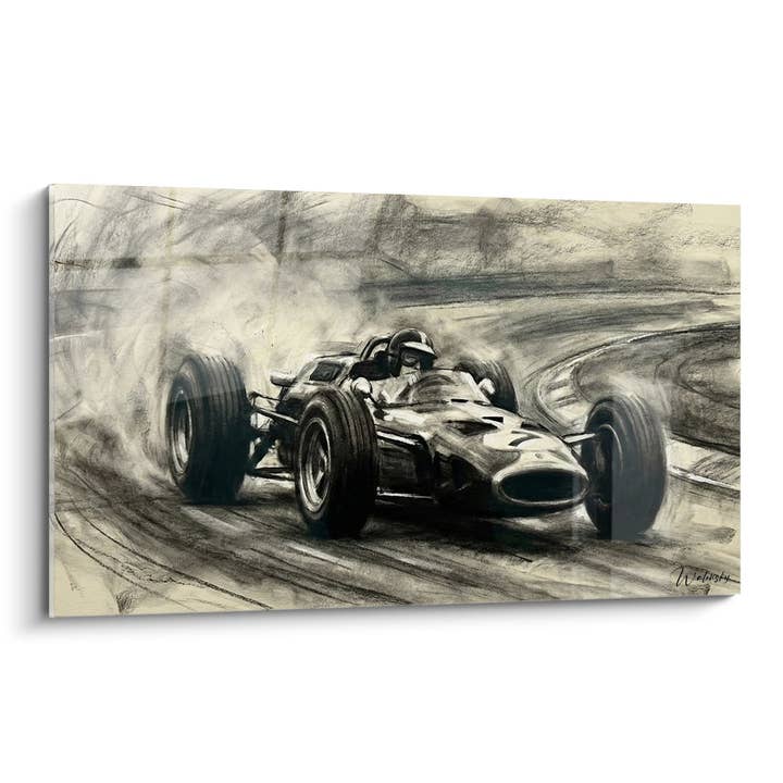 Vintage Car Racing Poster - Speed and Passion - Formula 1 Edition for wholesale by Walensky