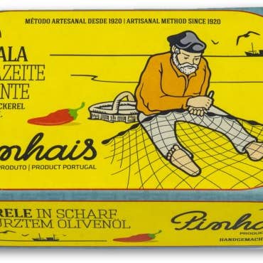 Portugalia Imports - Wholesale Tinned Fish - Pinhais Spiced Mackerel in Olive Oil1