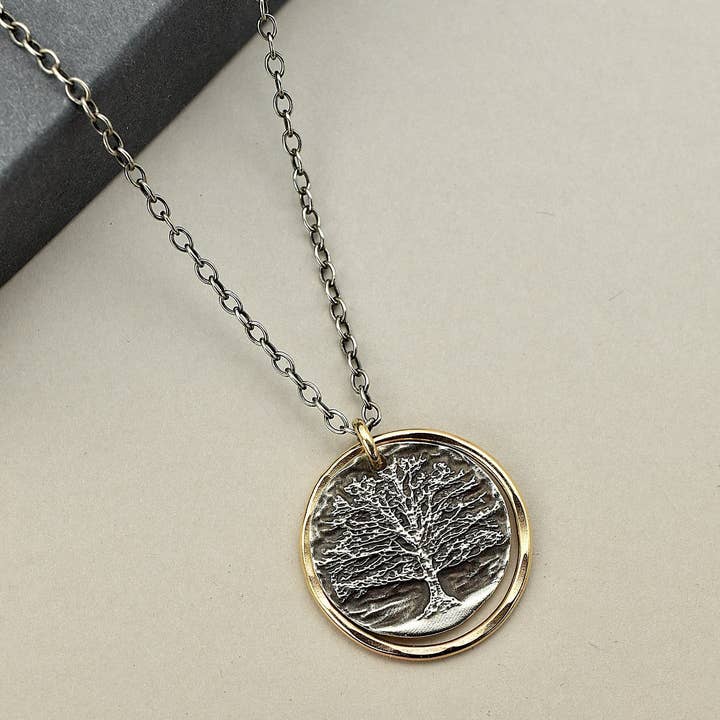 J + I Jewelry - Wholesale Pendant/Charm Necklace - Oak Tree Necklace1