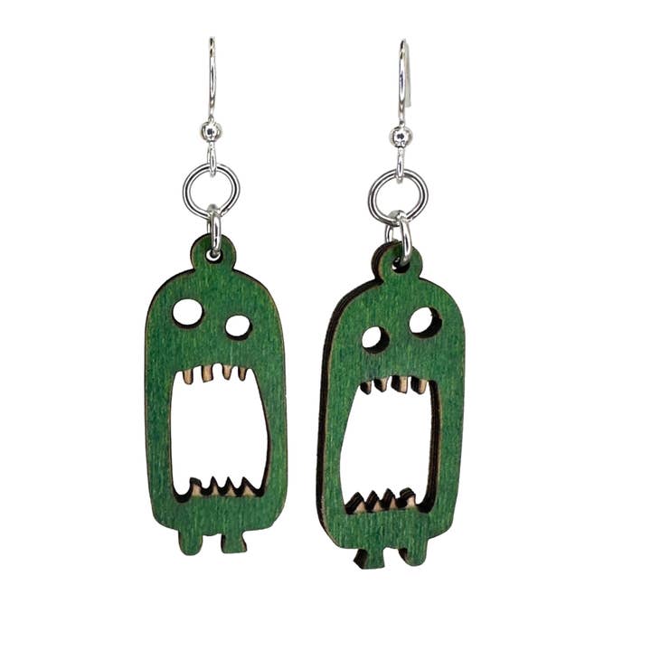 Green Tree Jewelry - Wholesale Dangle Earrings - Little Monster Earrings