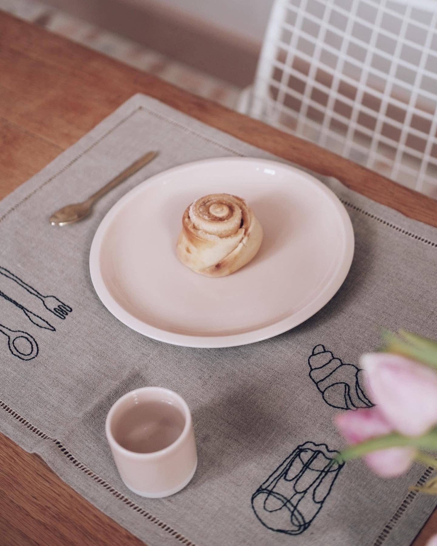 À bientôt – Individuais por atacado – Conjunto de 4 em Petit Dej Placemats Preto3