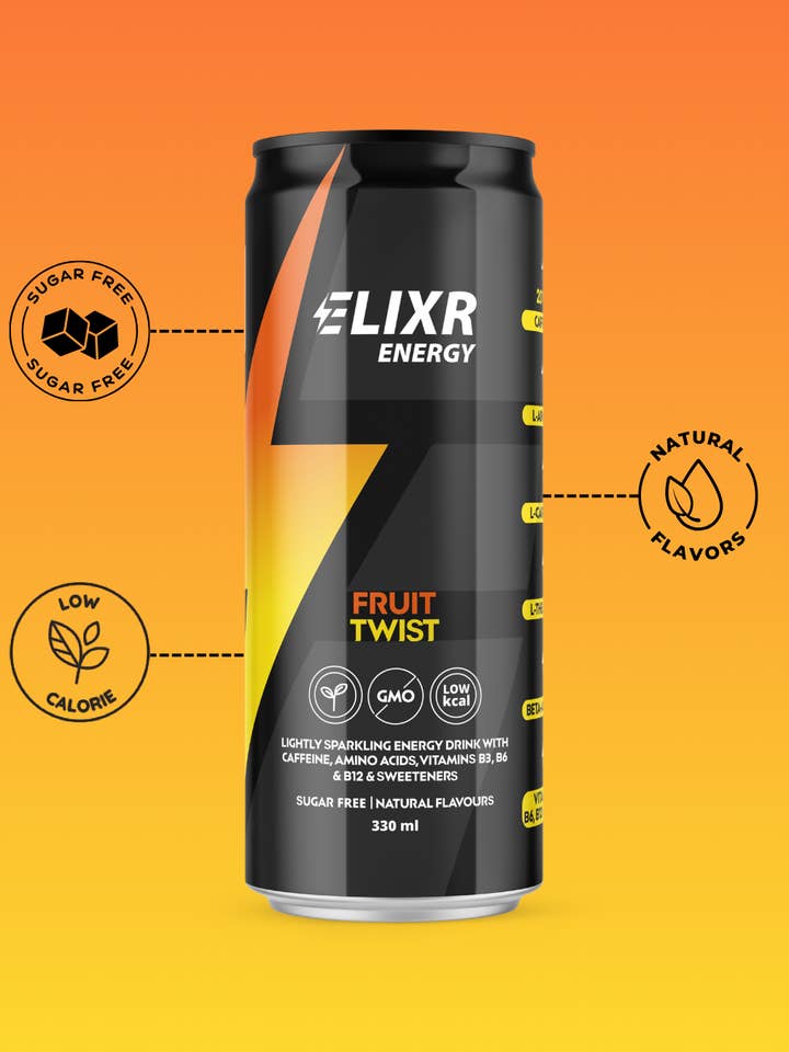 FRUIT TWIST (12 PACK) for wholesale by Elixr energy