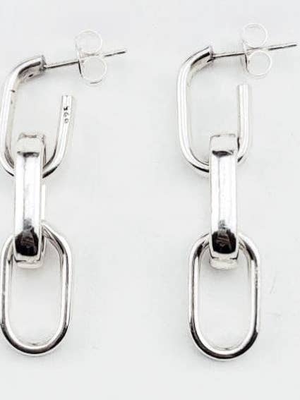 ORECCHINI A CATENA 2IN1
argento sterling 925 eco per la vendita all'ingrosso da parte di Pulva Jewelry