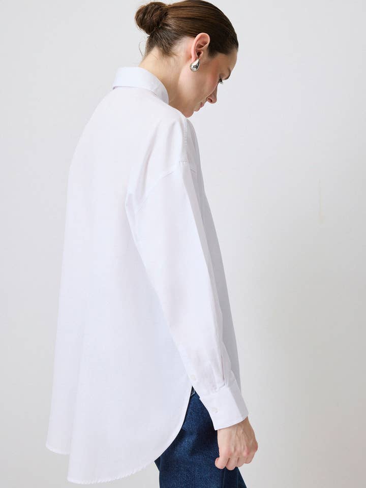 CAMISA DE POPELINA DE CORTE HOLGADO para venta al por mayor de Touché Privé EU