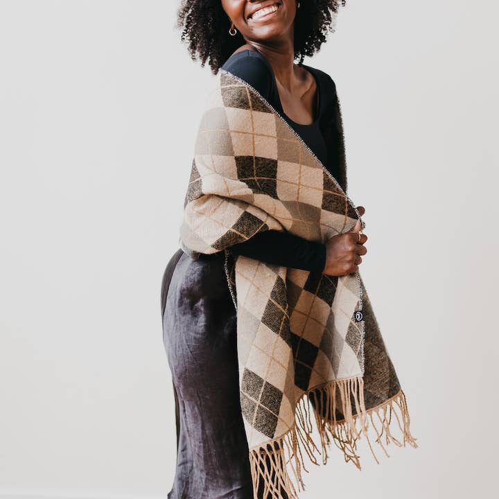 Pretty Simple - Wholesale Scarf - Women's - Always Classy Argyle Plaid Scarf