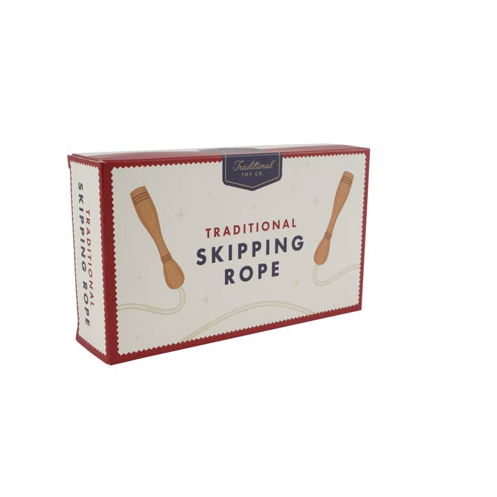 CGB Giftware - Wholesale Sporting game – Child & baby - Traditional Toy Co. Wooden Skipping Rope In Bag & Gift Box3