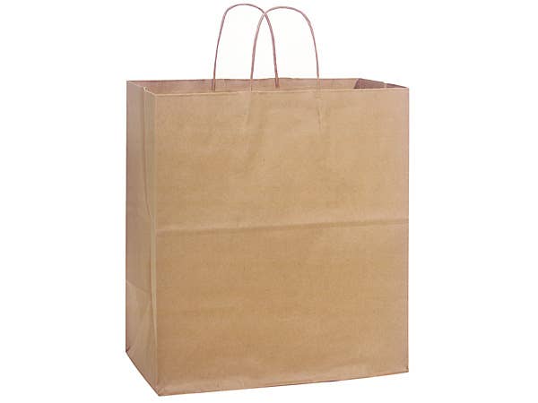 Nashville Wraps - Wholesale Grocery/Shopping Bag - Recycled Brown Kraft Paper Retail Shopping Bags9