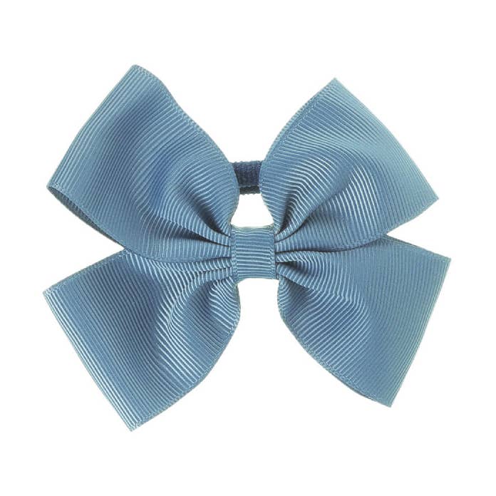 Élastique à cheveux à nœud moyen, bleu français pour la vente par Beatrice & Bee