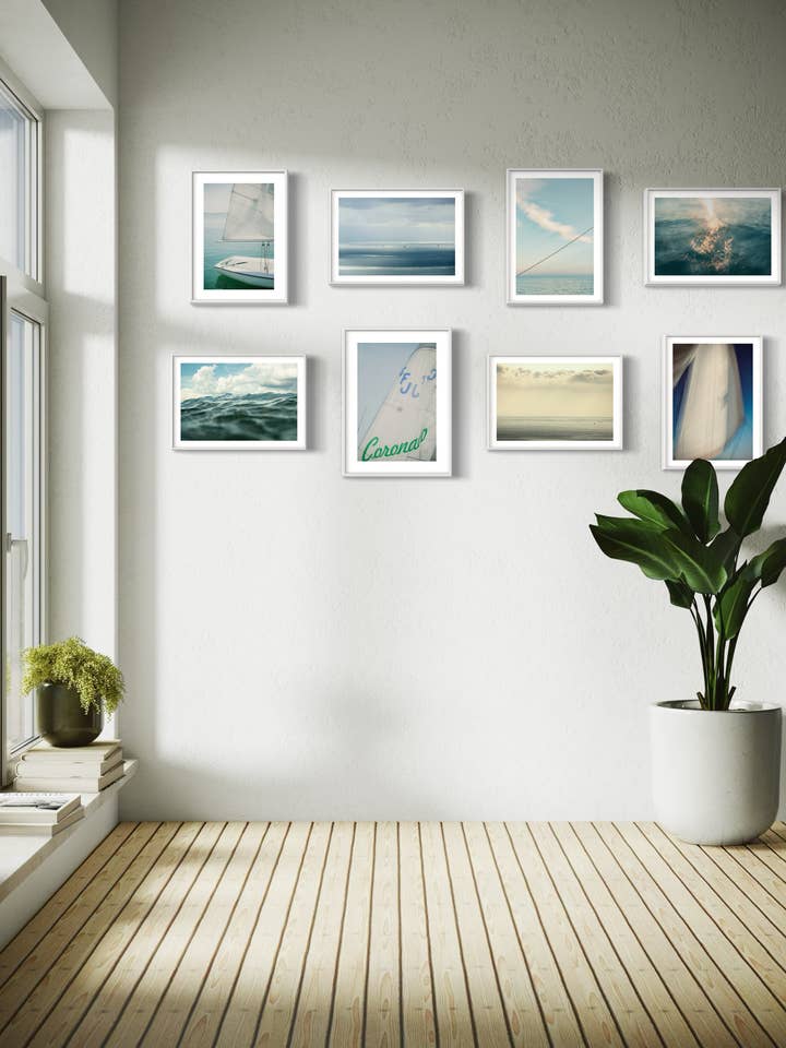 'Sailing Away' sailing inspired print collection for wholesale by art+drift