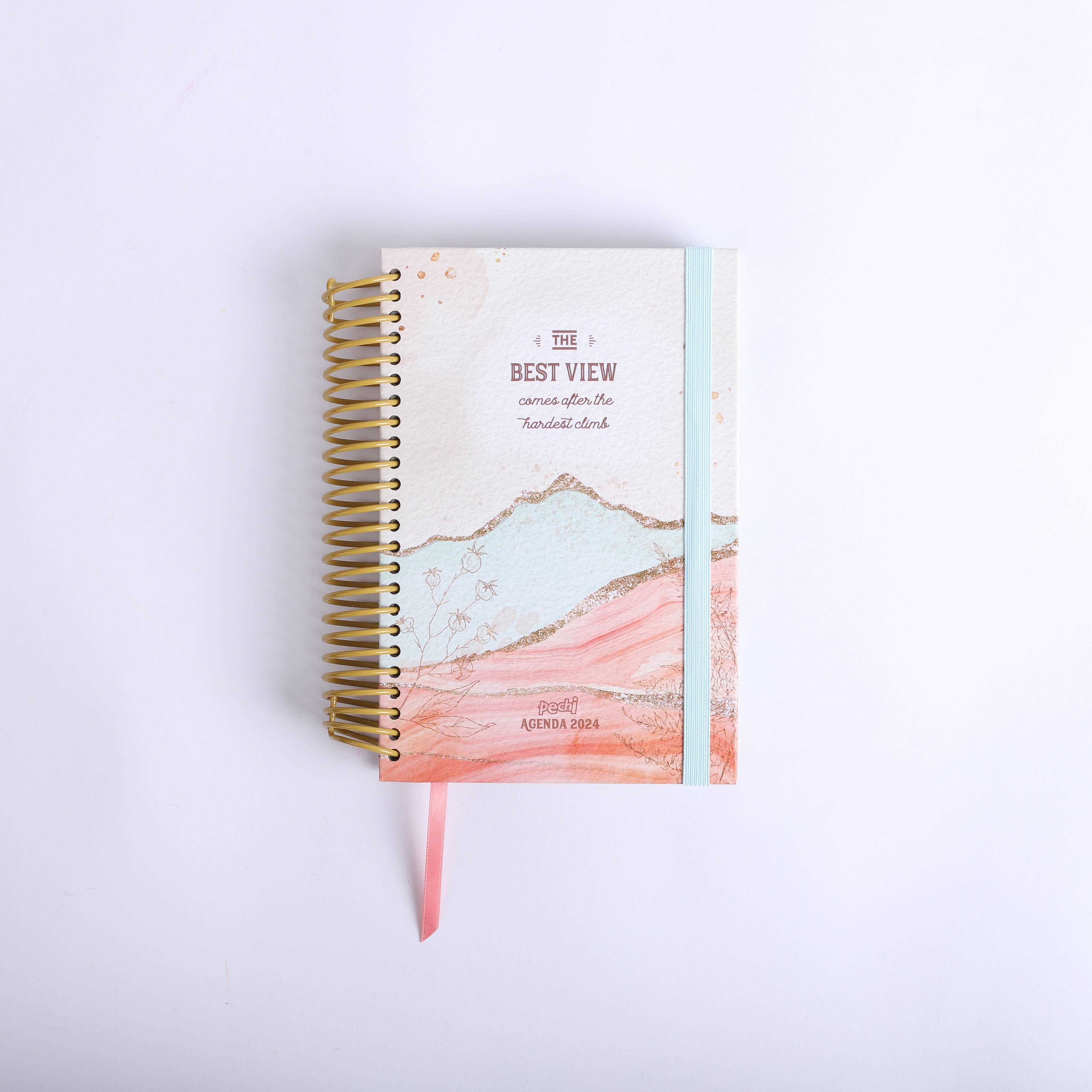 Mint Green Pantone Themed Notebook 365 Pages Daily Planner