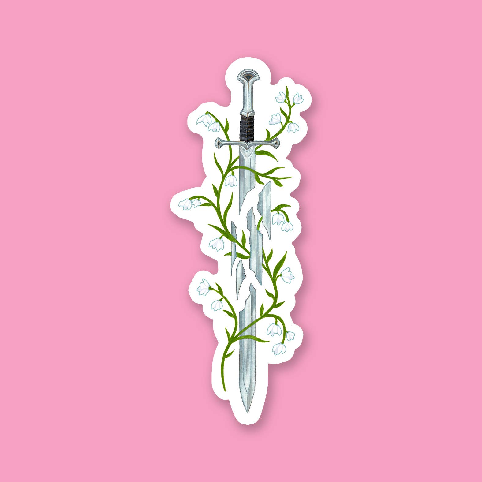Emily Peet Illustration – wholesale Sticker – Shards of Narsil Sword Sticker | LOTR, Anduril, Tolkien1
