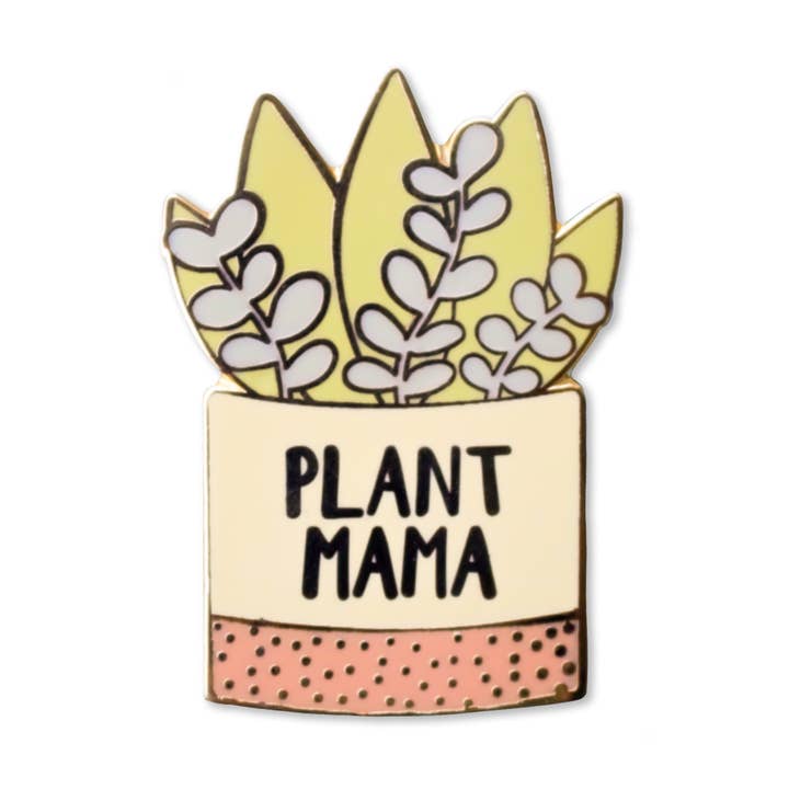 plant mama | enamel pin for wholesale by Choke Shirt Company / Towne 9