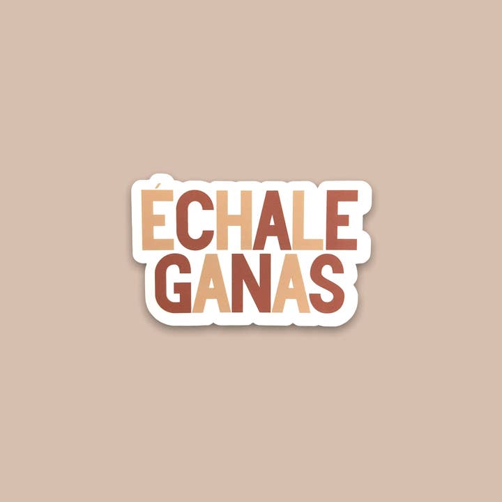 JCar Creative - Wholesale Sticker - STICKER - Echale Ganas2