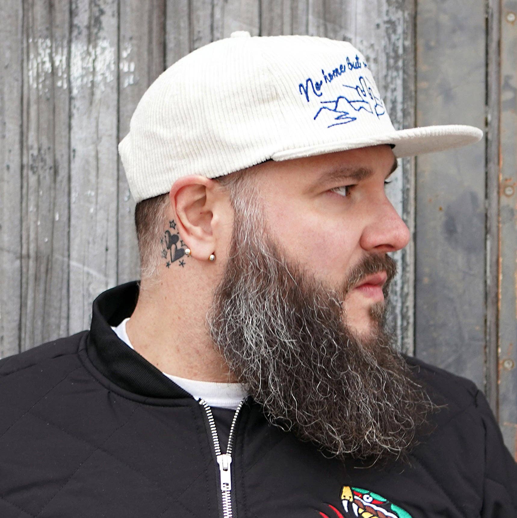 Stuntin Goods - Wholesale Flat Brim Cap - Unisex - No Home But Where I Roam Corduroy Hat10